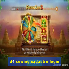 d4 sewing cadastro login